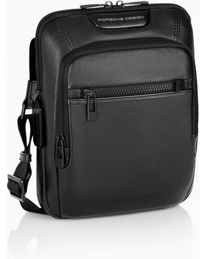 Porsche Design Roadster Leather Shoulder Bag - Black
