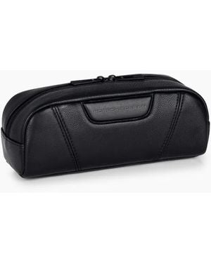 Porsche Design Roadster Leather Accessory Pouch - Schwarz