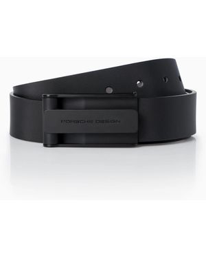 Porsche Design Casual Hook Buckle Belt 35 - Black
