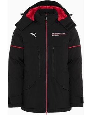 Porsche Lifestyle Winter Jacket – Porsche Motorsport Replica - Black
