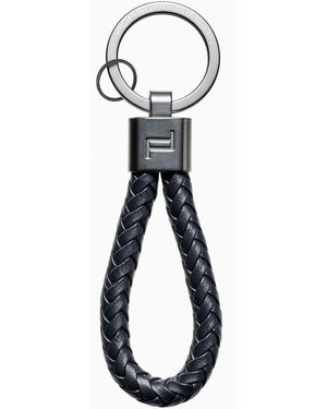 Porsche Design Key Ring Leather Cord - Blue
