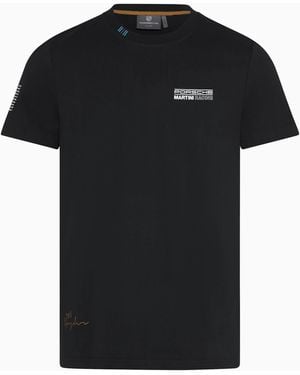Porsche Lifestyle T-Shirt – Martini Racing - Black