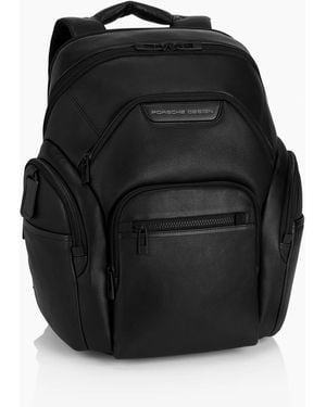 Porsche Design Roadster Leather Backpack - Black