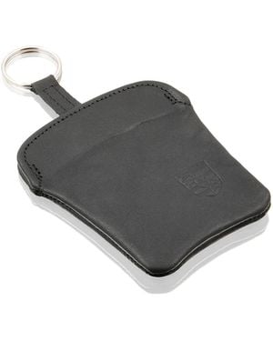 Porsche Classic Leather Key Pouch - Grey