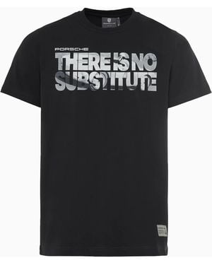 Porsche Lifestyle T-Shirt – There Is No Substitute - Black