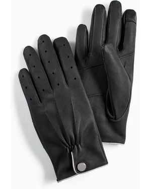 Porsche Design Leather Gloves - Black
