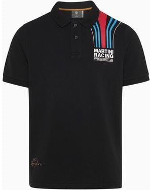 Porsche Lifestyle Polo Shirt – Martini Racing - Black