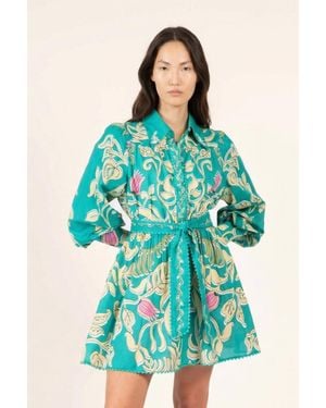 Poupette Mini Dress Conti - Blue