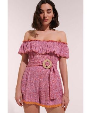 Poupette Short Jumpsuit Bella - Pink