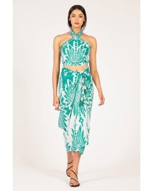 Poupette Long Skirt Uma - Blue