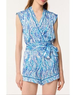 Poupette Short Jumpsuit Anaik - Blue