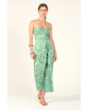 Poupette Long Dress Collina - Green