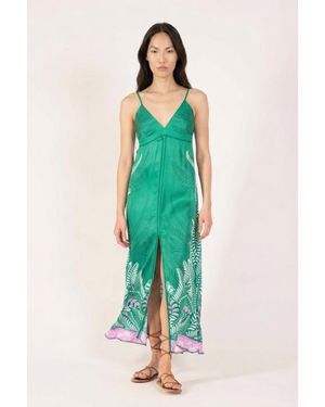 Poupette Long Dress Denise - Green