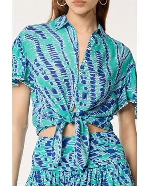 Poupette Shirt Cycas - Blue