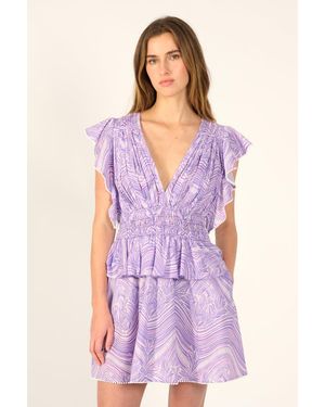 Poupette Mini Dress Noemi - Purple
