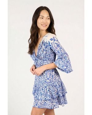 Poupette Mini Dress Chiara - Blue