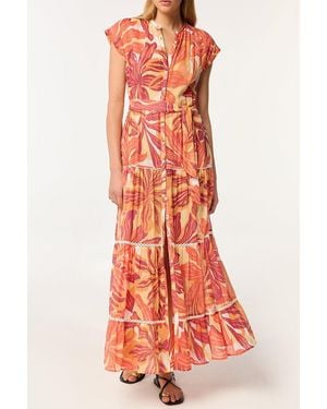 Poupette Long Dress Kora - Red