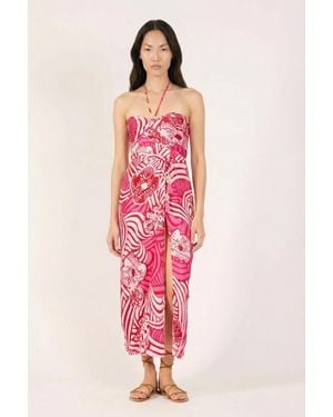 Poupette Long Dress Collina - Green