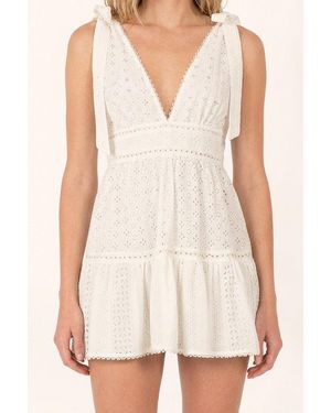 Poupette Mini Dress Cara - White