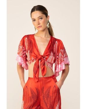 Poupette Top Rose - Red