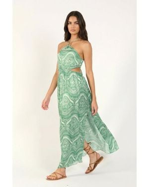 Poupette Long Dress Isore - Green