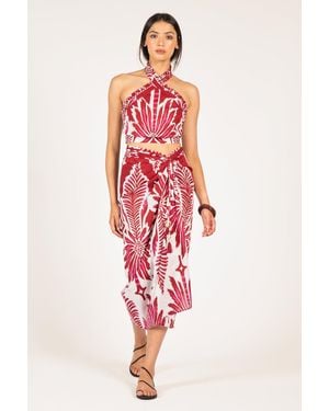 Poupette Long Skirt Uma - Red