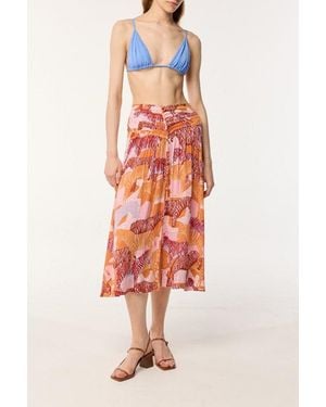 Poupette Long Skirt Kikka - Red
