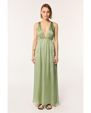 Poupette Long Dress Cycas - Green