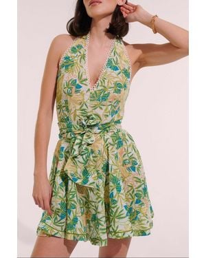 Poupette Mini Dress Beth - Green