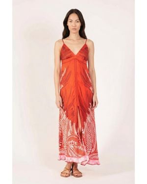 Poupette Long Dress Denise - Red