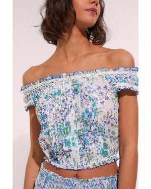 Poupette Top Alba - Blue