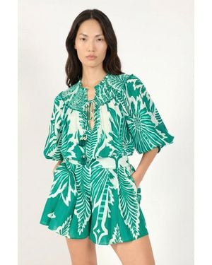 Poupette Short Jumpsuit Janna - Green