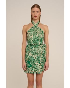 Poupette Mini Dress Aya - Green