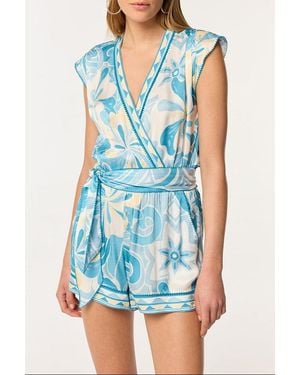 Poupette Short Jumpsuit Anaik - Blue