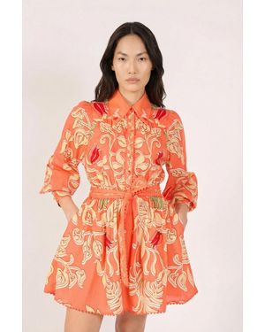 Poupette Mini Dress Conti - Red