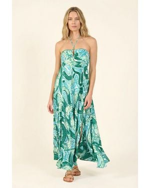 Poupette Long Dress Carla - Green