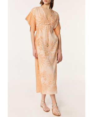 Poupette Long Kaftan Amaya - White