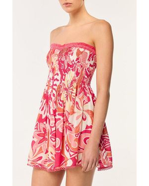 Poupette Bandeau Dress Claire - Red