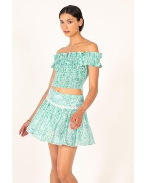 Poupette Mini Skirt Angele - Green