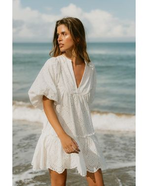 Poupette Mini Dress Cruz - White