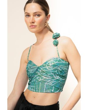 Poupette Top Palmire - Green