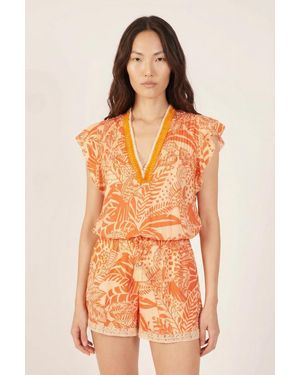 Poupette Short Jumpsuit Sasha - Orange