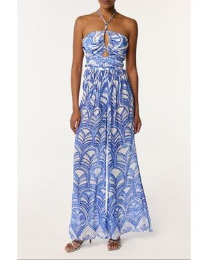 Poupette Long Jumpsuit Claudia - Blue