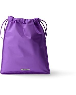 Prada Pouch Wish En Seda Duchesse, Mujer - Morado