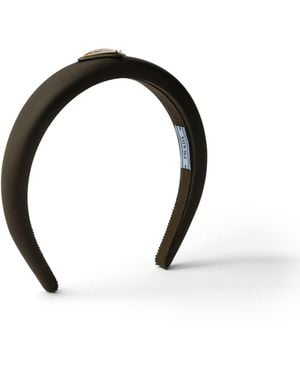 Prada Diadema De Re-Nylon, Mujer - Negro