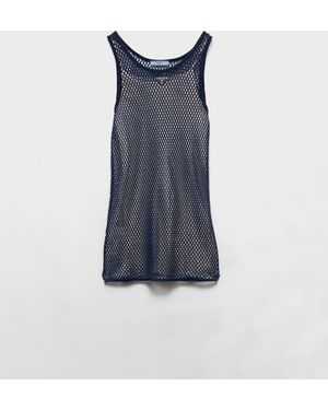 Prada Abito A Rete - Blu