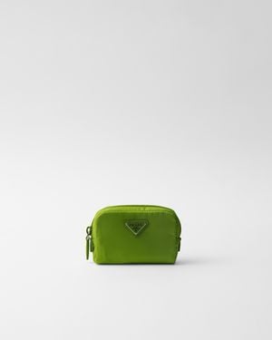 Prada Micro Re-Nylon Pouch - Green