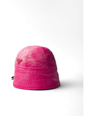 Prada Sombrero De Algodón - Rosa