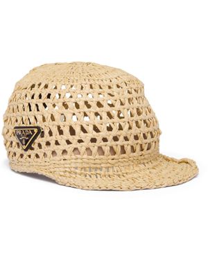 Prada Visera De Croché - Metálico