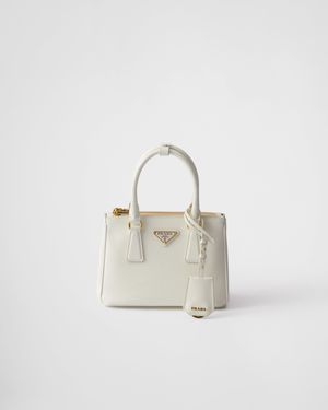 Prada Borsa Galleria Mini - Bianco